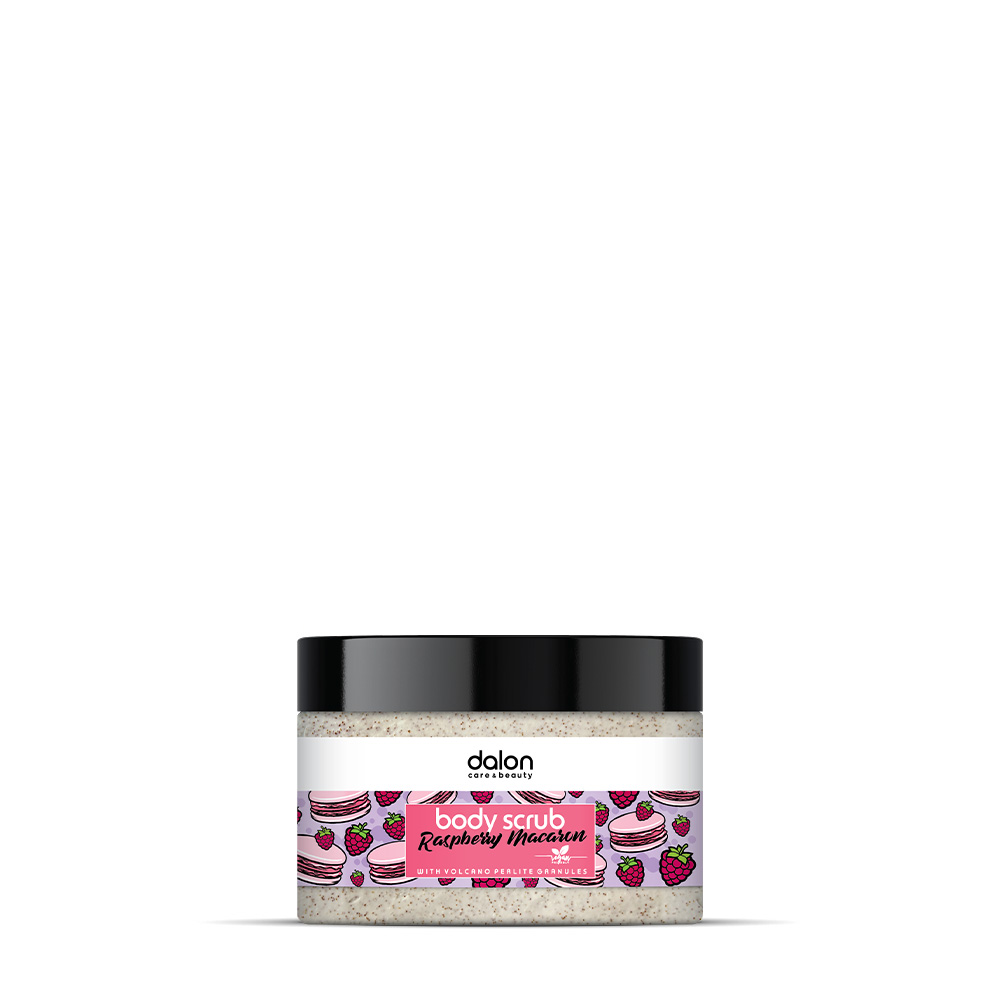 DALON BODY SCRUB RASPBERRY MACARON 500ML