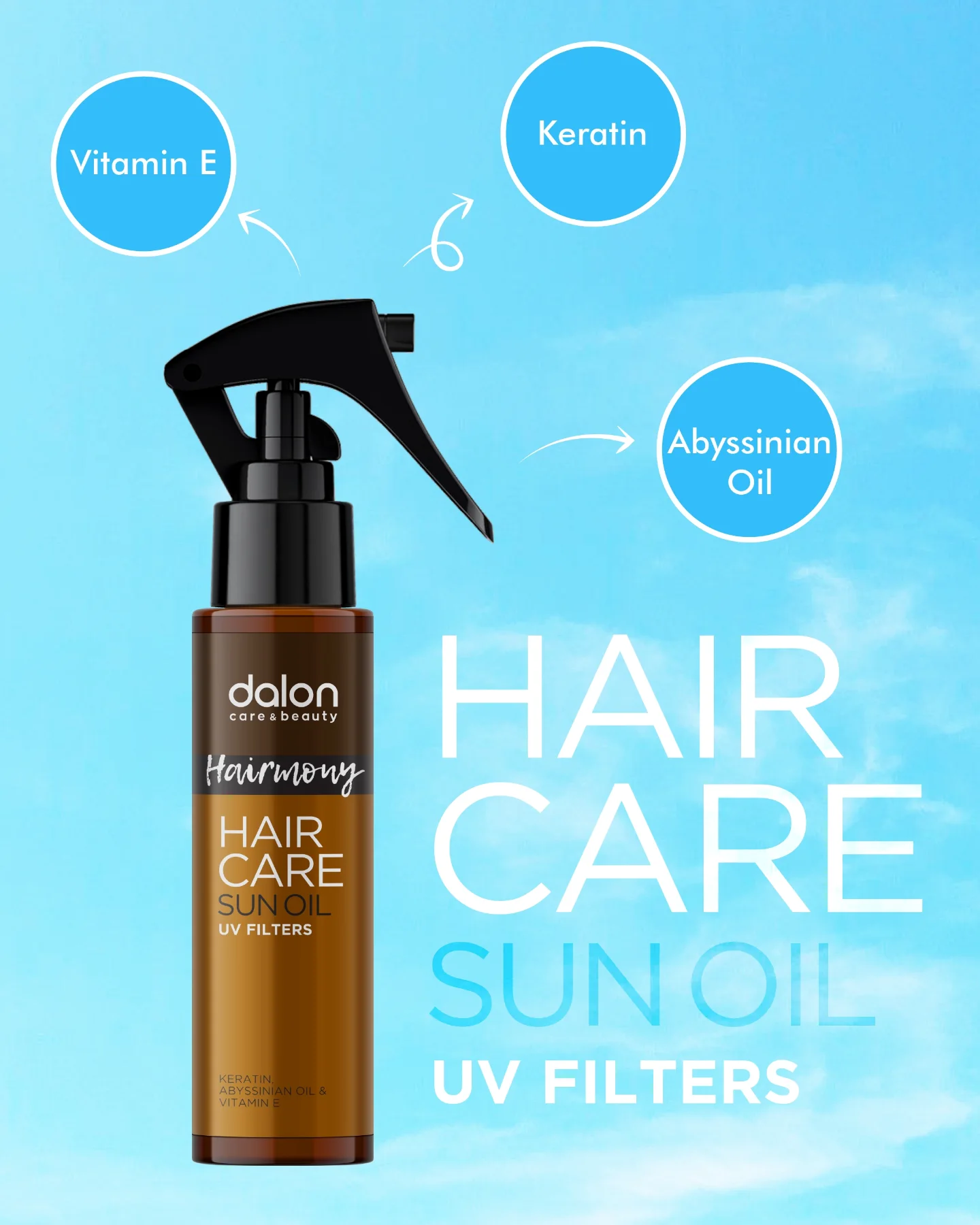 DALON HAIRMONY HAIR CARE SUN OIL 100ML