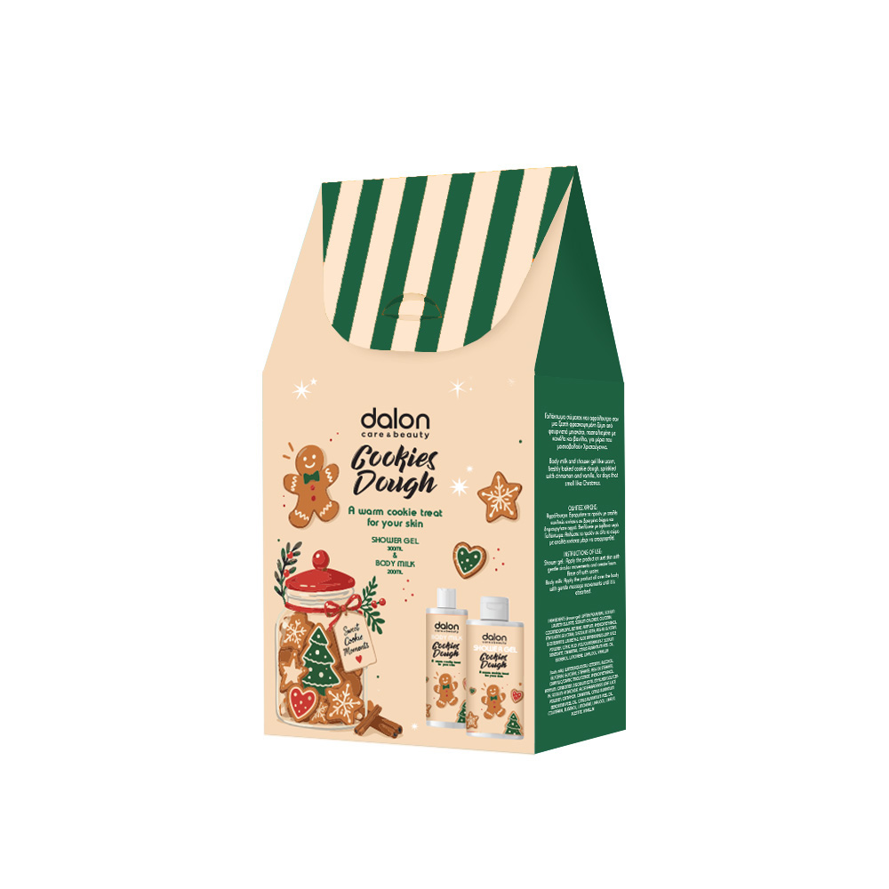 DALON XMAS PACK COOKIE DOUGH (BODY MILK 200ML+ SHOWER GEL 300ML)